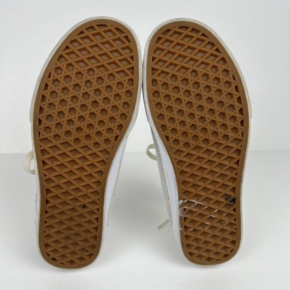 Vans Shoes Womens 7.5 Off The Wall Old Skool Sneaker 500714 Gray Canvas Lace Up - Picture 12 of 12